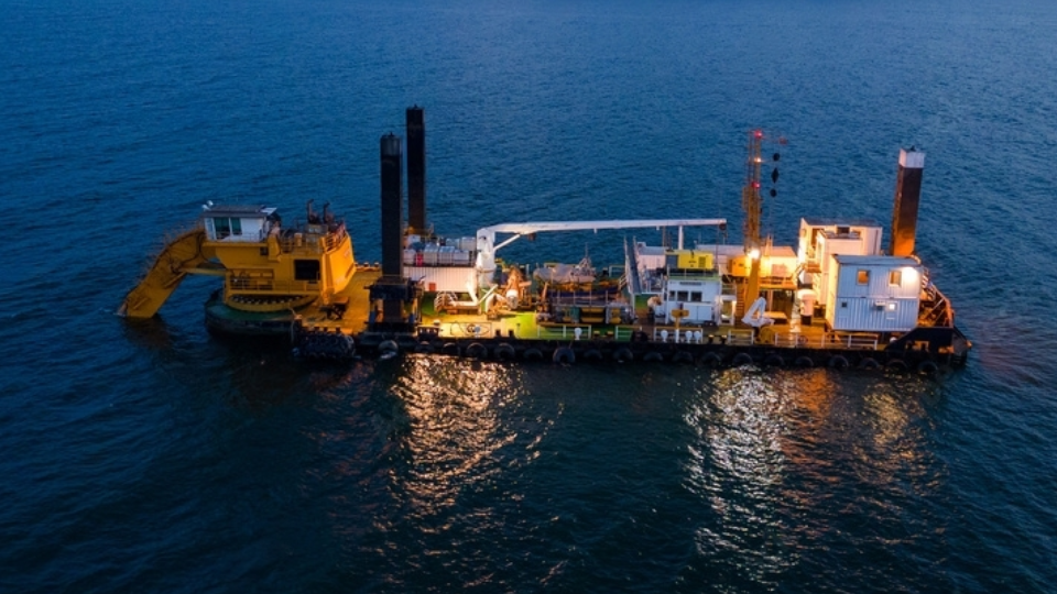 Dredging and construction
