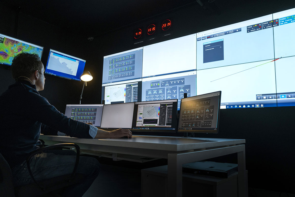 Exail remote hydrography services control center