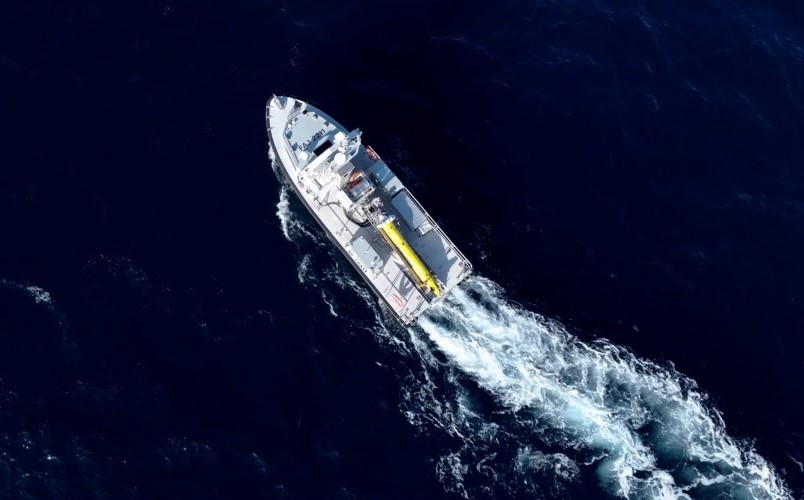 Exail instpector 125 usv and a 18m auv
