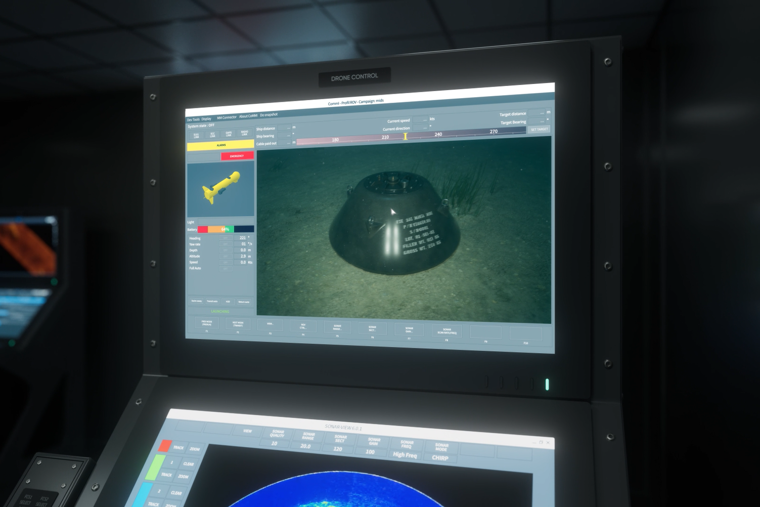 Exail umisoft drone controle