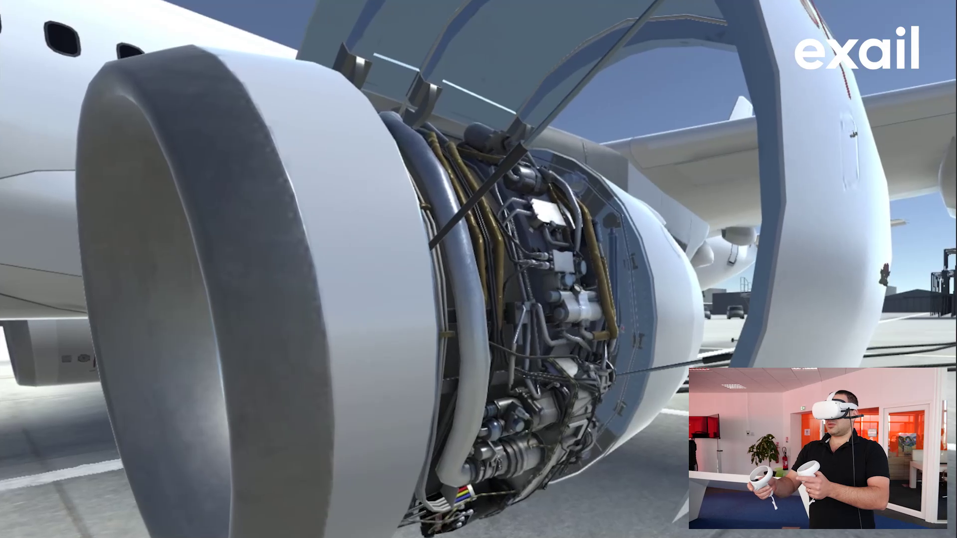 Exail maintenance training simulation
