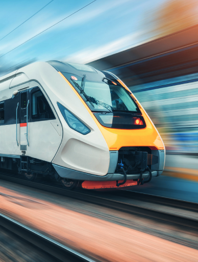 Rail application carousel