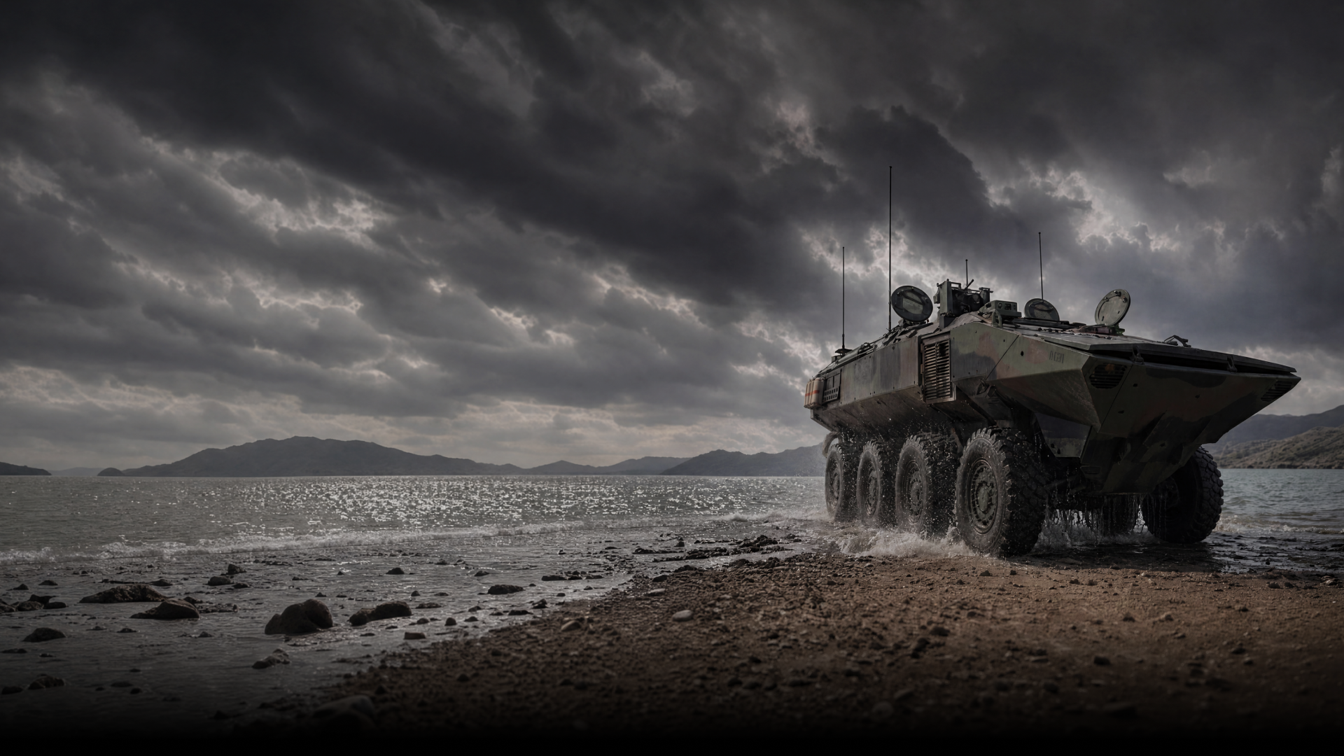 Header exail amphibious