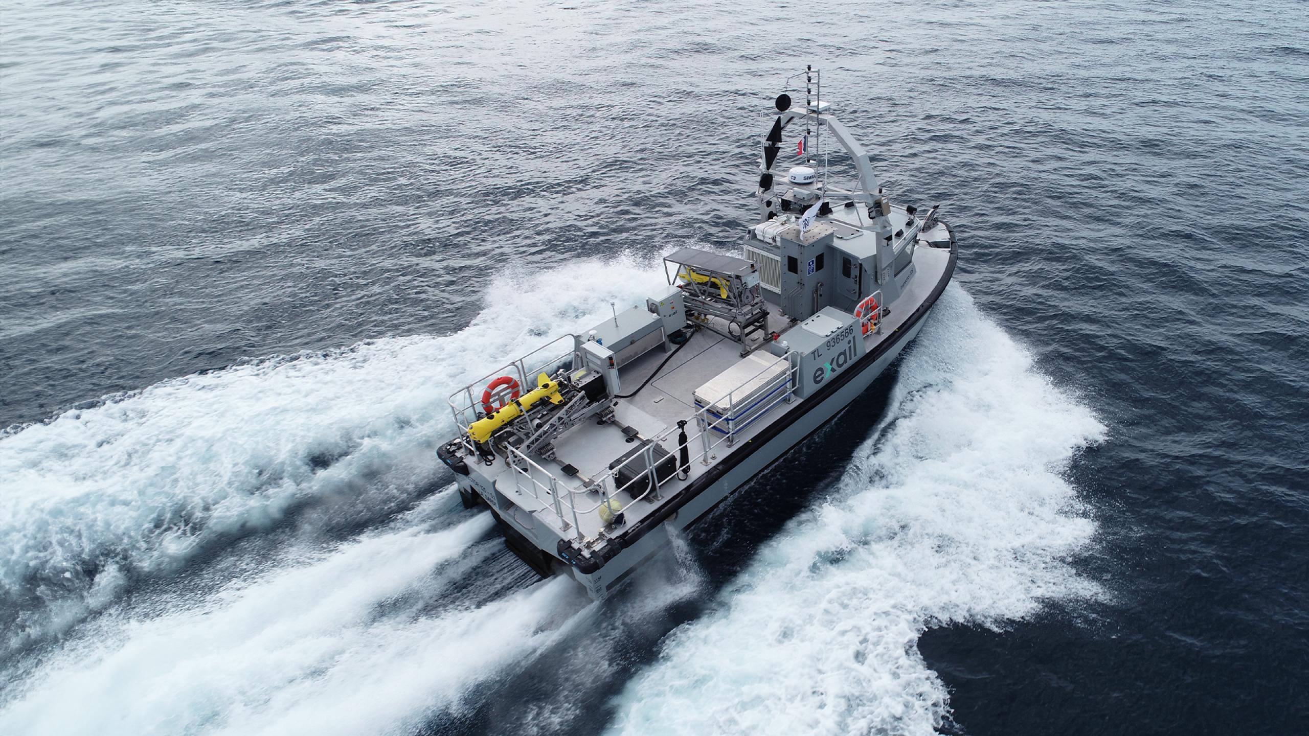 Exail header usv for defense applications
