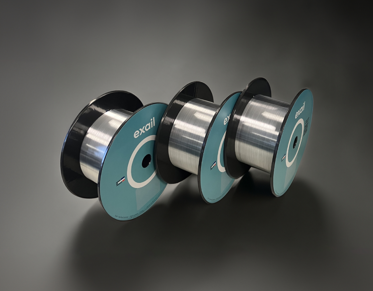 Exail aluminum coated fibers