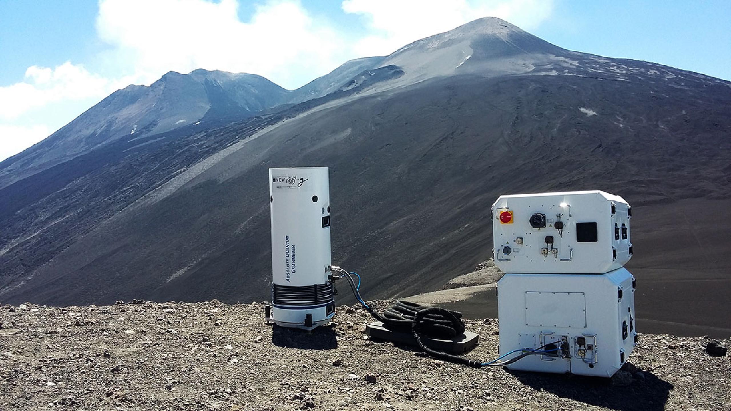 Exail quantum gravimeter volcan