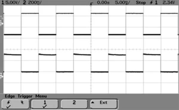 Exail electrical modulation signals and measured optical intensity signals 2
