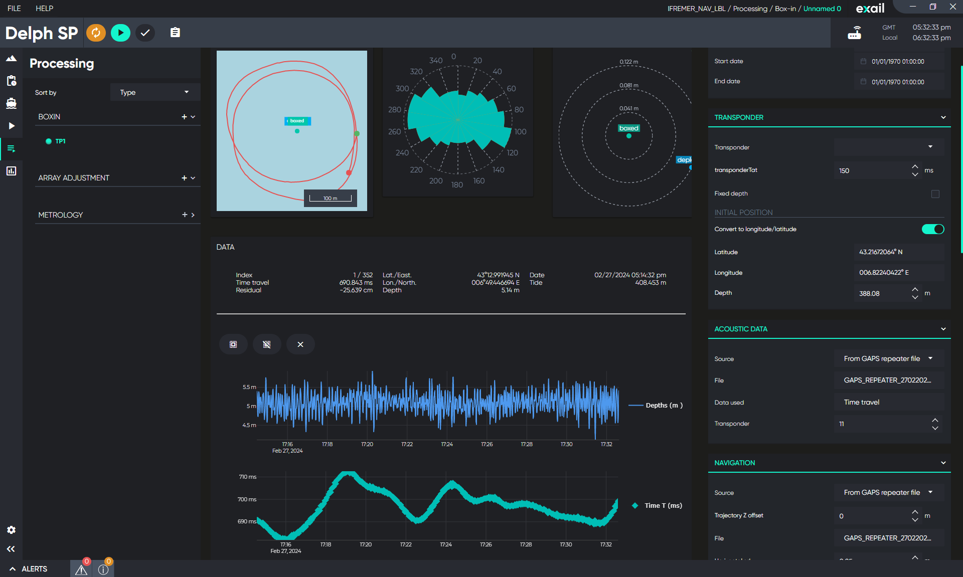 Exail dsp boxin processing
