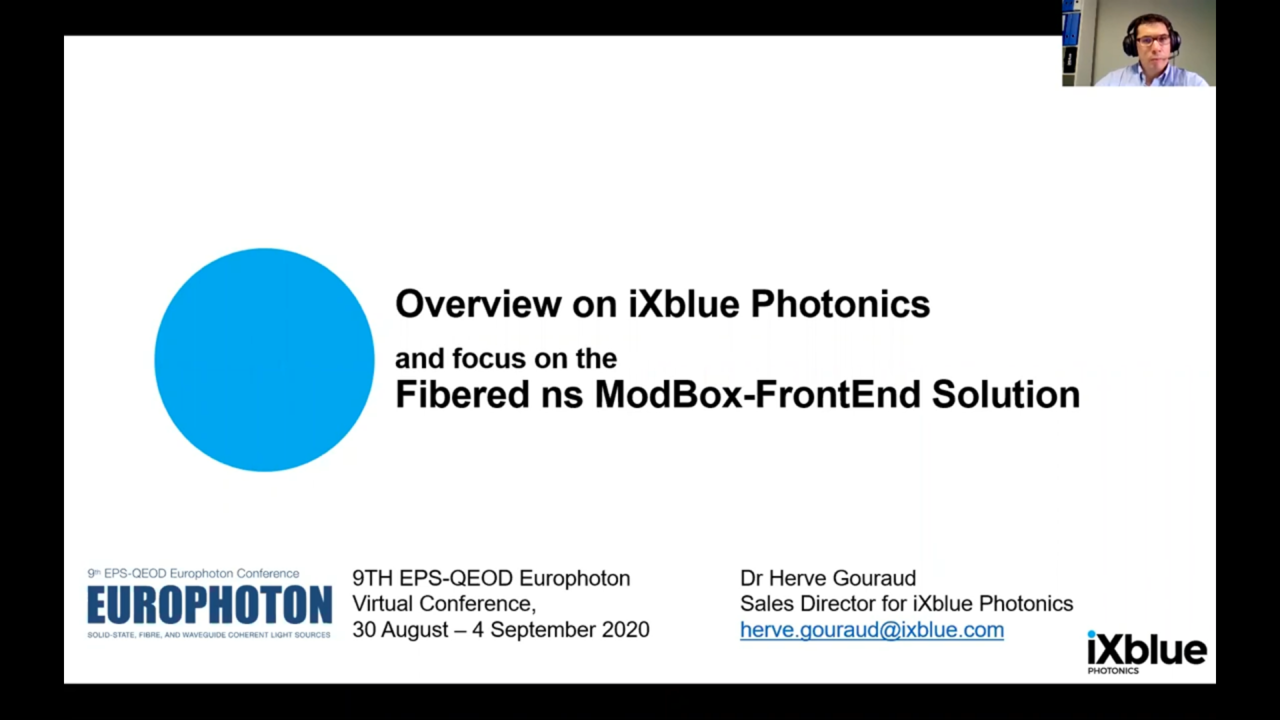 Europhoton overview on ixblue photonics and focus on modbox ns frontend solution