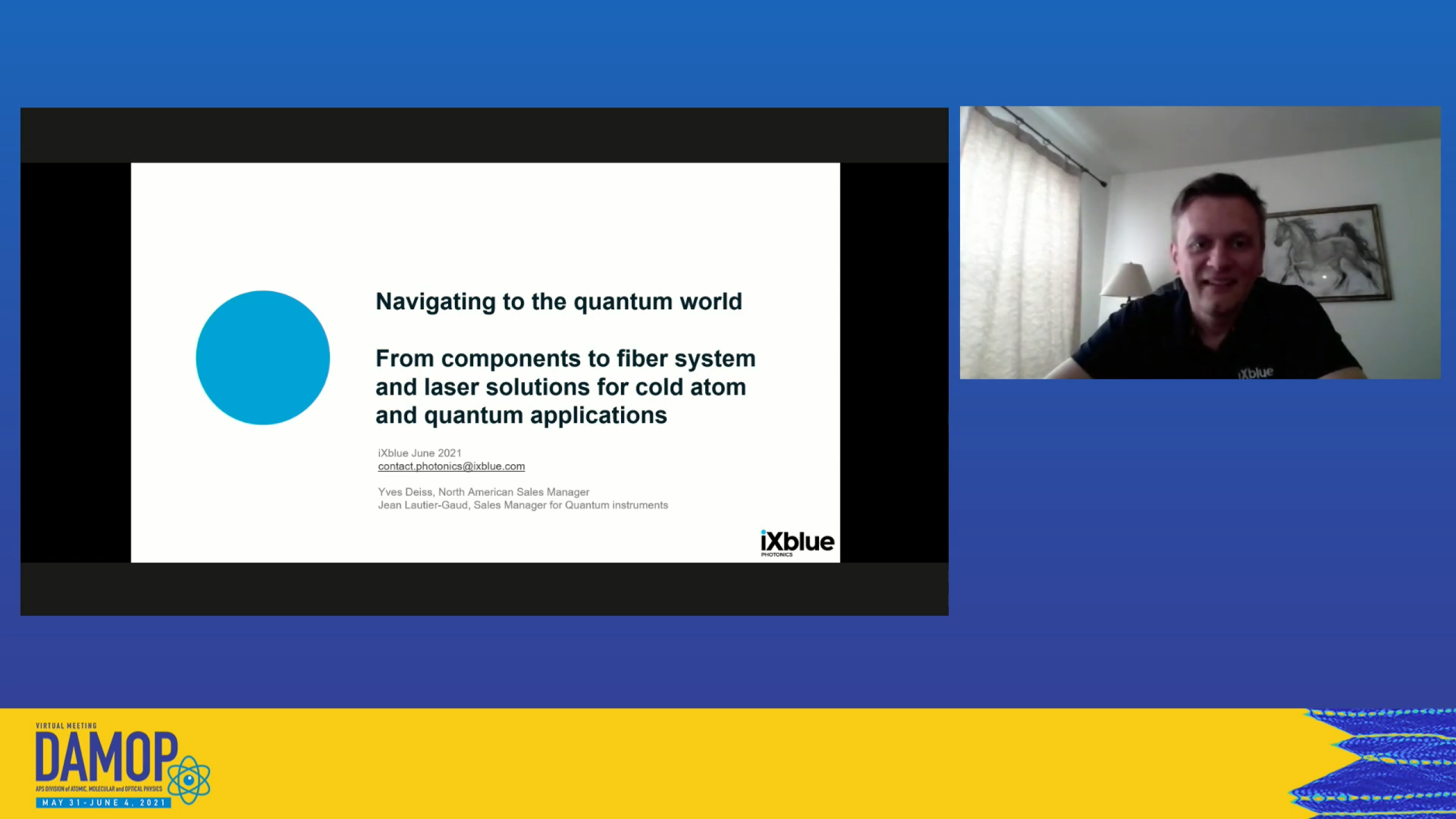 Damop21 ixblue workshop
